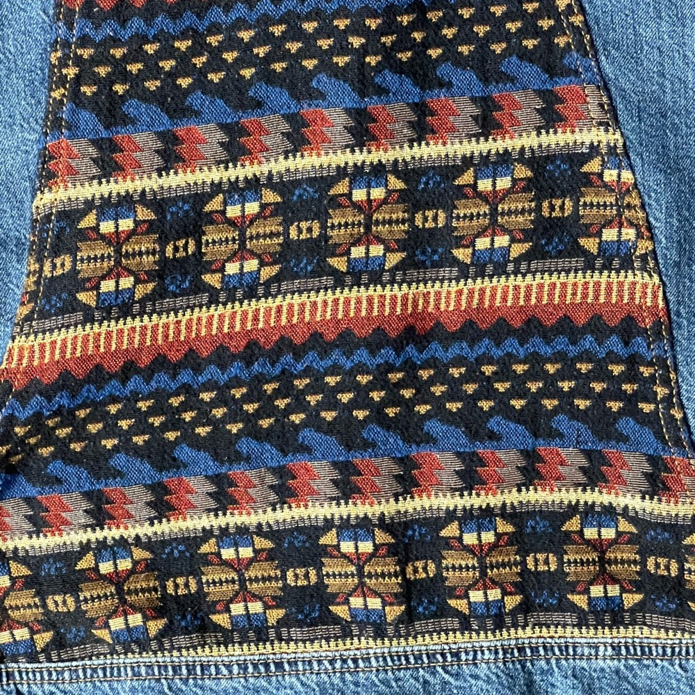 BDG Urban Outfitters Denim Jacket Crop Knit Back check measurements for size - Picture 8 of 9